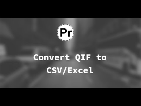 can a csv be converted to qif